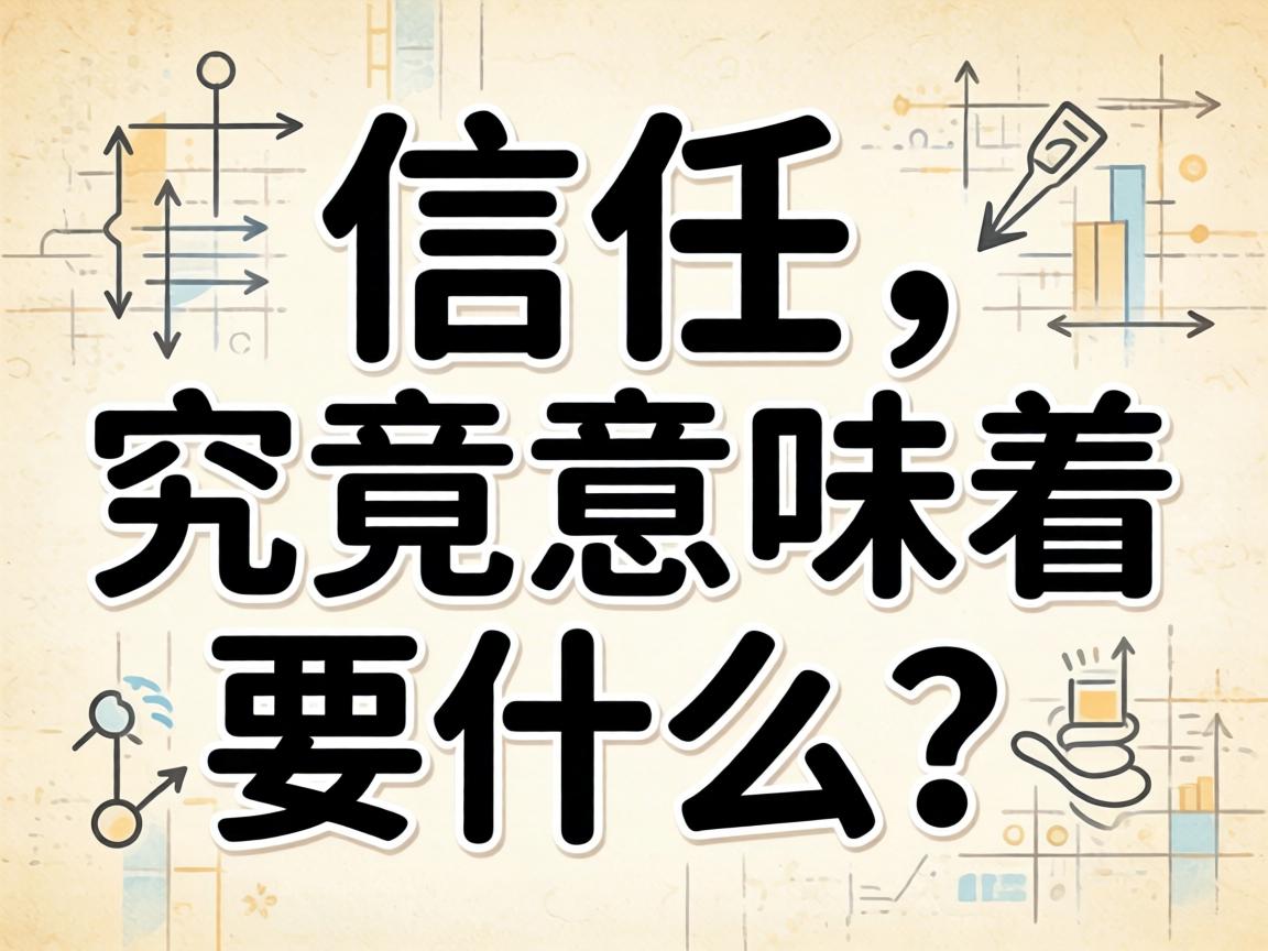 信任,究竟意味着什么? 究竟意味着什么